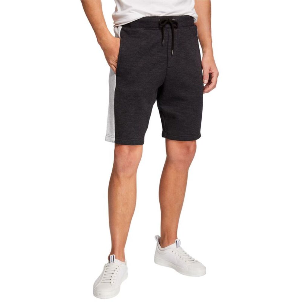 Mills Supply Mens Doheny French Terry Cloth Track Shorts Small Charcoal Heather